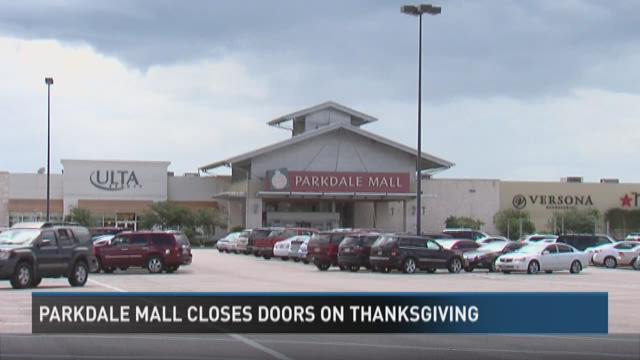 Parkdale Mall closes doors on Thanksgiving