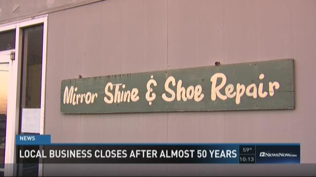 Mirror Shine and Shoe Repair closing after almost 50 years