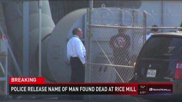 Police release name of man found dead at Beaumont rice mill