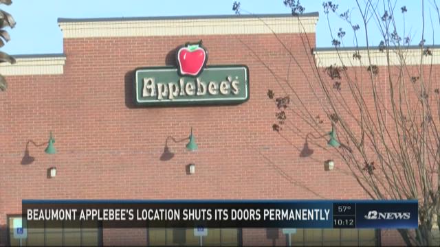 Beaumont Applebee s location shuts its doors permanently